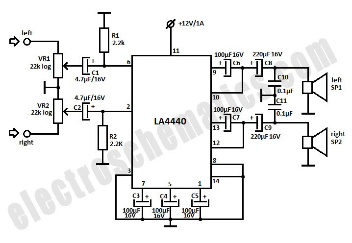 La4508 Subwoofer Circuit Diagram | Circuit Diagram Images