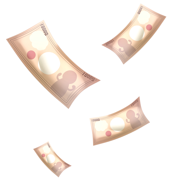 すべての動物の画像 驚くばかりイラスト お金 お札