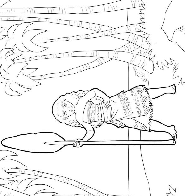 Crab From Moana Coloring Pages Long4skinny
