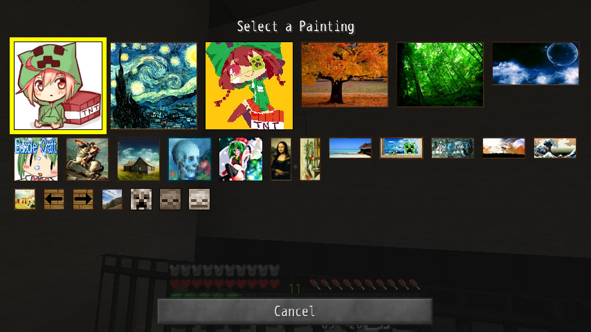 驚くばかりminecraft 絵画 Mod マインクラフト画像