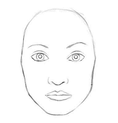 How To Draw A Realistic Face Shape Drawing Tutorial Easy