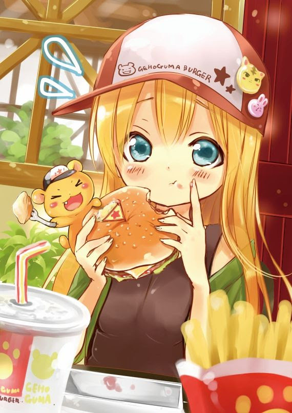 これまでで最高のかわいい ハンバーガー 食べる イラスト 無料イラスト集