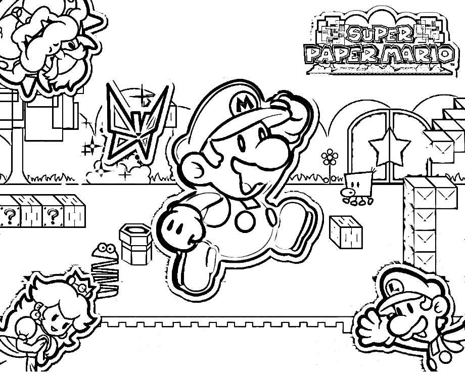 Maybe you would like to learn more about one of these? Super Paper Mario Clip Art Library