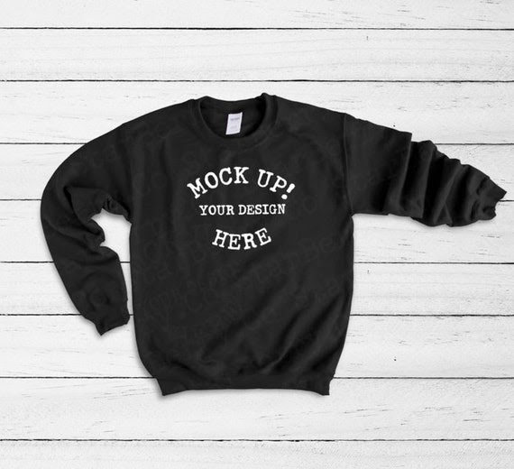 Download Gildan 18000 SweaT-Shirt Adult Black Blank Unisex SweaT ...