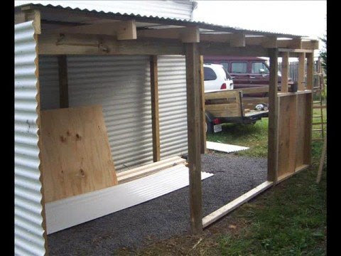 Attaching a lean to to a pole barn Merry