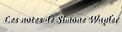 Les notes de Simone Wapler