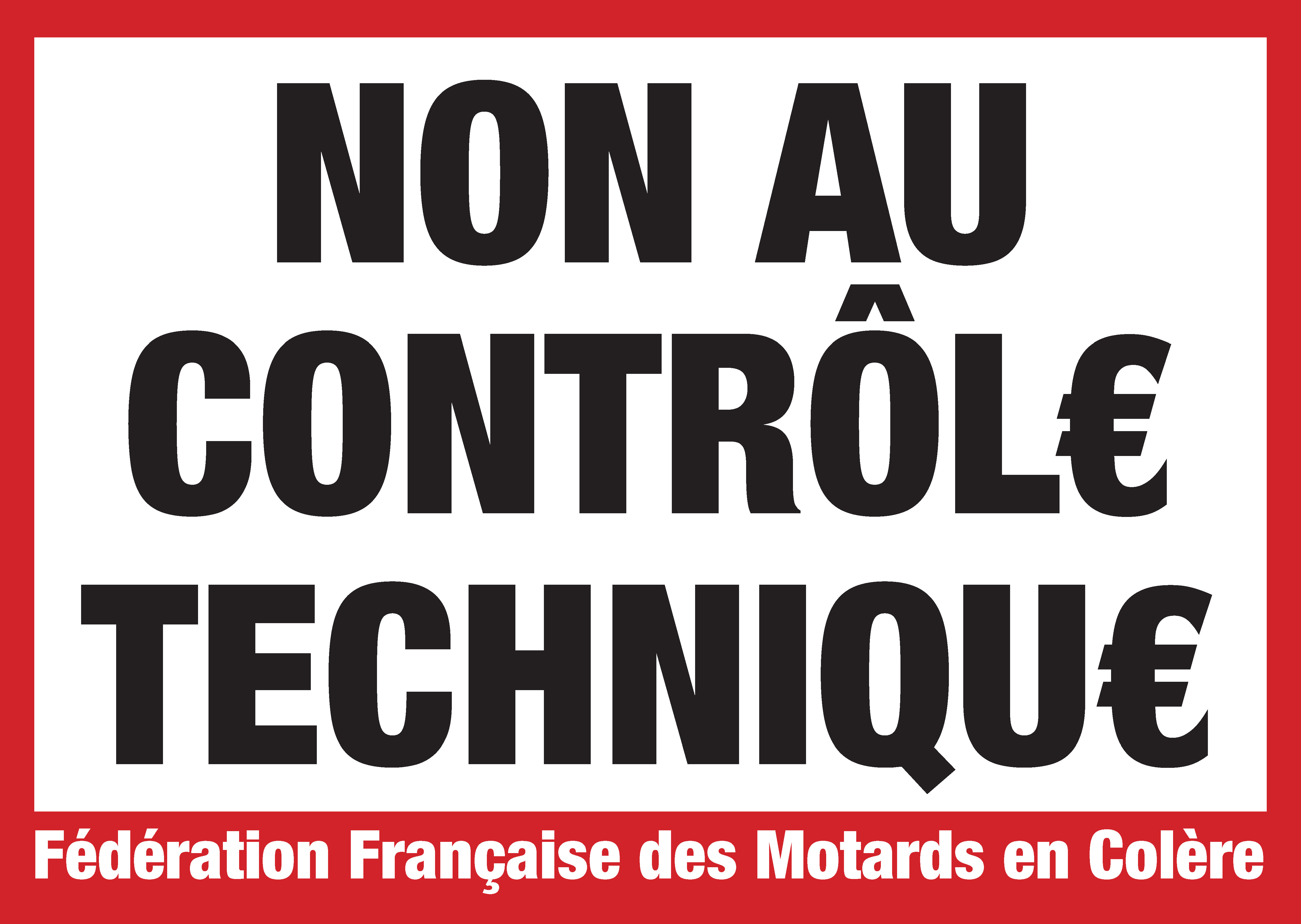 Non au controle technique moto. Kit Manif Non Au Ct2rm Plus De Deux Roues Moins De Pollution
