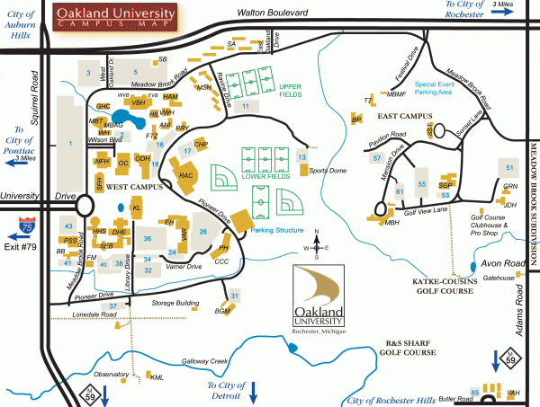 Occ Auburn Hills Campus Map Oakland Community College Auburn Hills Mi   change comin