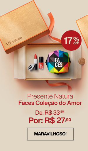 Presente Natura Faces Coleção do Amor