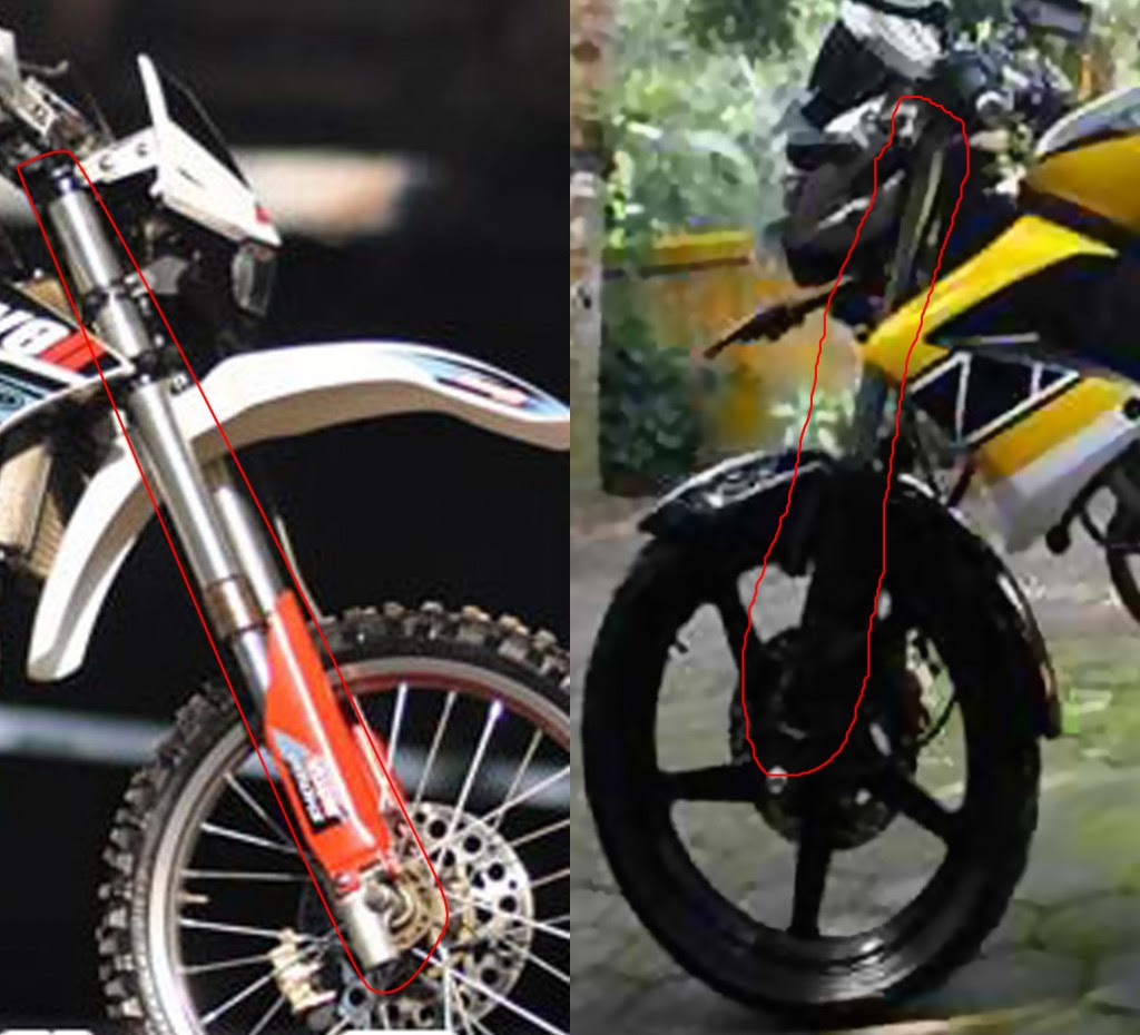 Biaya Modifikasi Vixion Touring Terkeren  Motor Cross