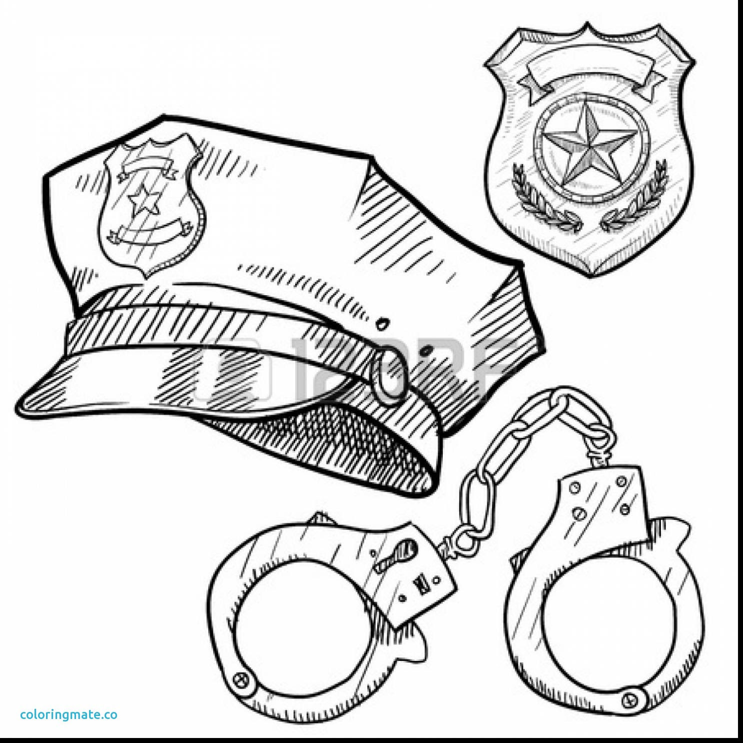 Police Badge Drawing at GetDrawings.com | Free for ...