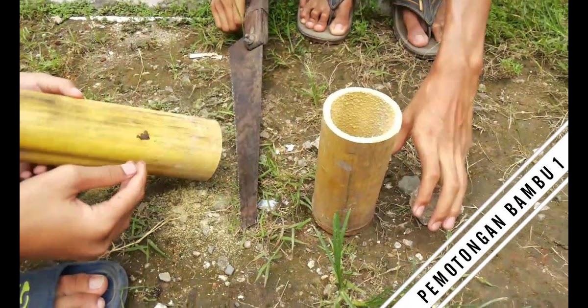 Cara Membuat Kerajinan  Pot  Bunga Dari  Bambu Membuat Itu