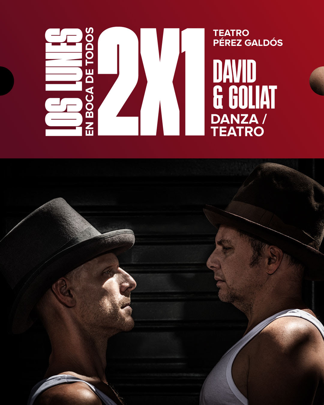 🎟️ ¡Promo 2x1 'David & Goliat'! 🎟️