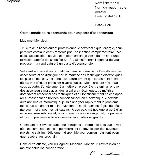 Lettre De Motivation A La Poste - Soalan au