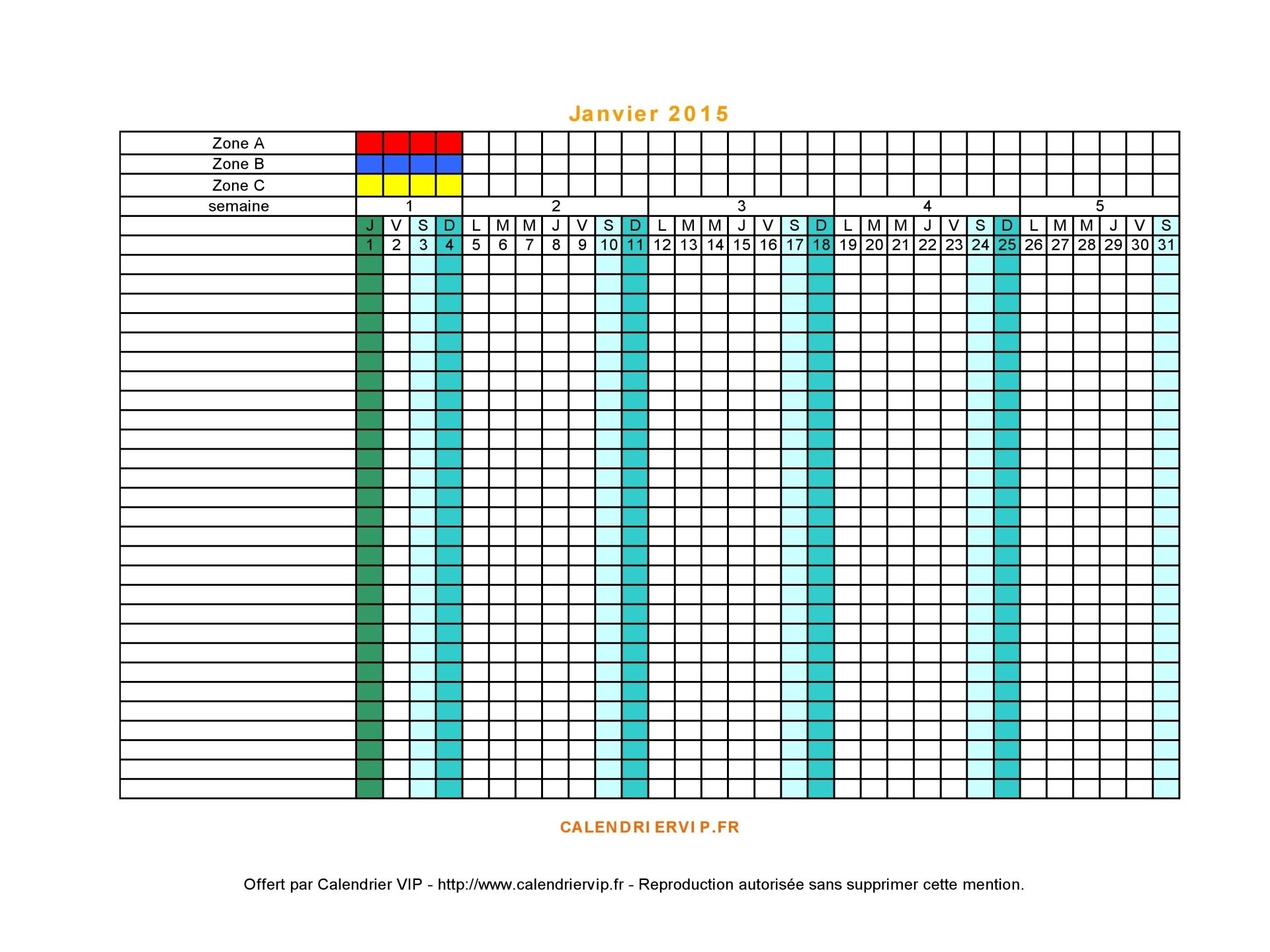 Gratuit modèle de semaine 2021 calendrier imprimable pdf, mot, excel january 30, 2021 by aqib khan leave a comment semaine 2021 calendrier: Planning 2015 A Imprimer Gratuit En Excel Et Pdf