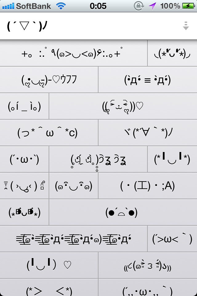 すごい パァ 顔 文字 出し 方 画像ブログ