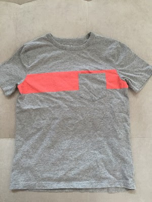 Bargain New listing Gap Boys TShirt Size L 1011 Short Sleeve Orange Gray