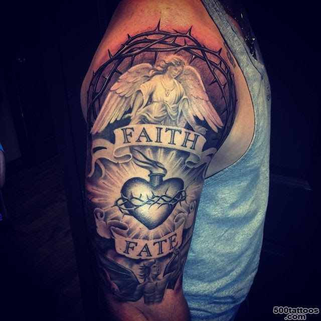 Religious Elbow Tattoo Ideas