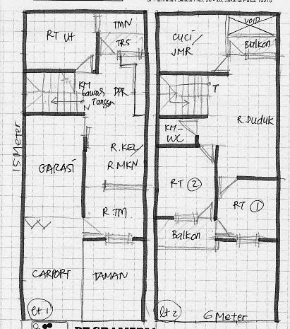 desain rumah  minimalis  2  lantai  ukuran 7x12 