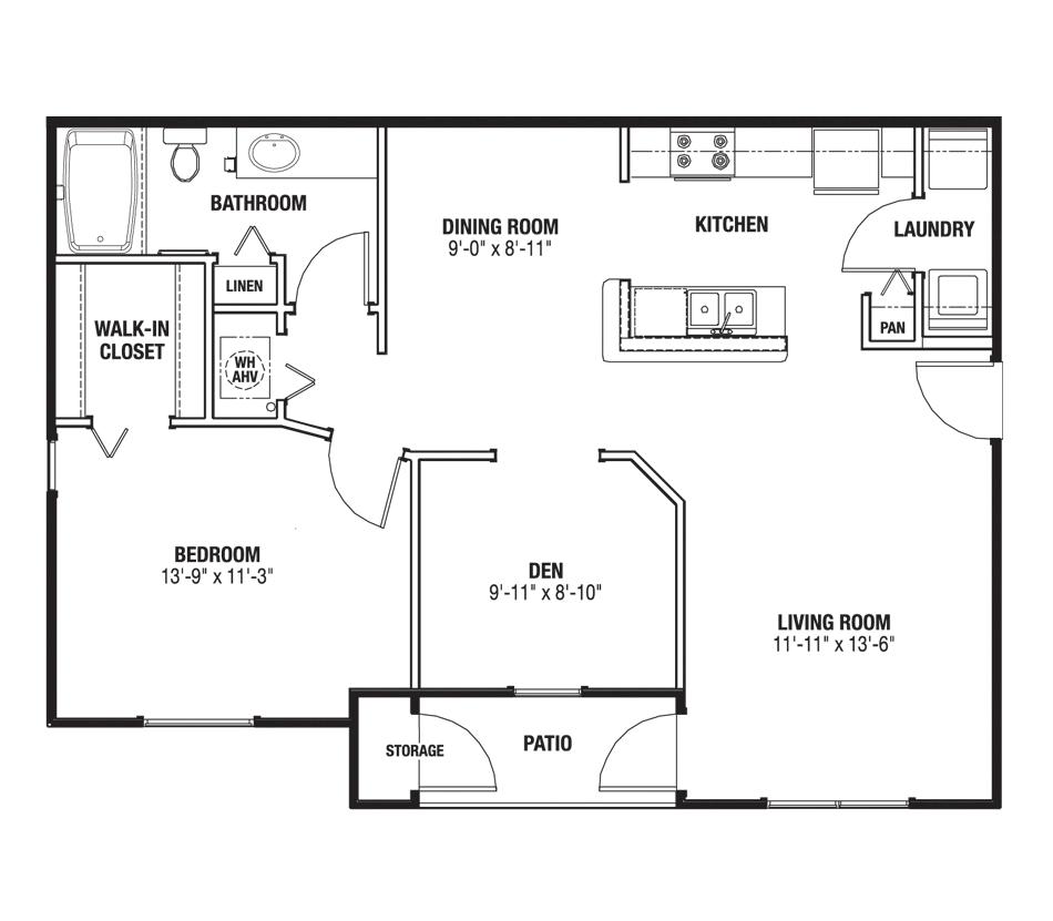 1 bed | 1 bath. Floor Plans For Available Apartments Near The Villages Peppertree