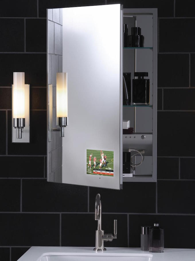 Do you think bathroom medicine cabinet design ideas seems to be nice? High Tech Bathroom Features Maison Valentina Blog