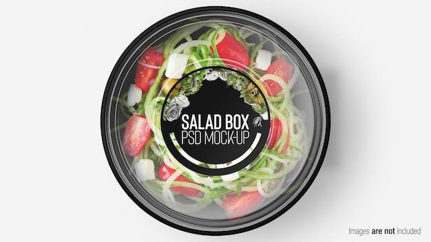 Download Salad box with layer PSD Template