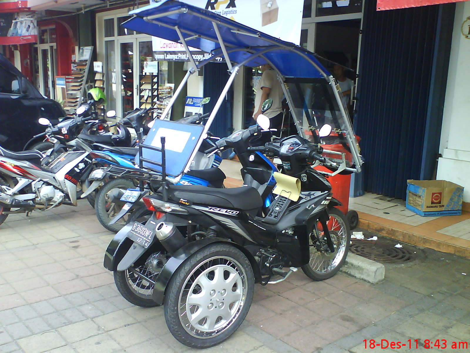 Modifikasi Motor Roda Tiga Matic Keren Dan Terbaru