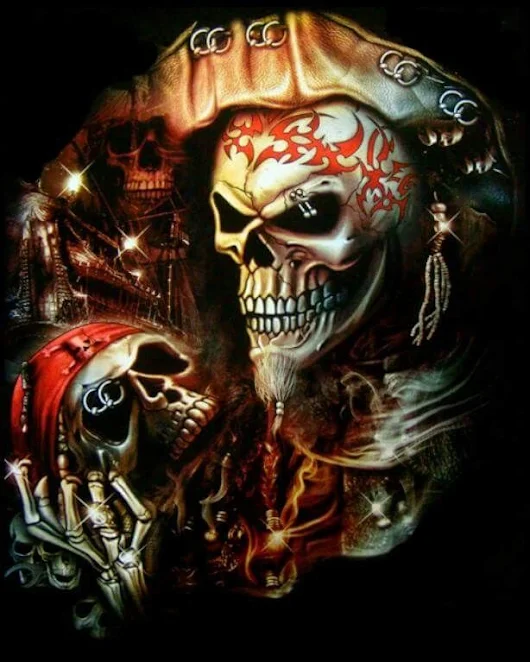 Markus SpieÃŸ | dunkle Kunst | Pinterest | Skull, Skull art and Pirate skull