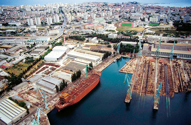 Brodosplit Croatia Split Shipbuilding Company Yard