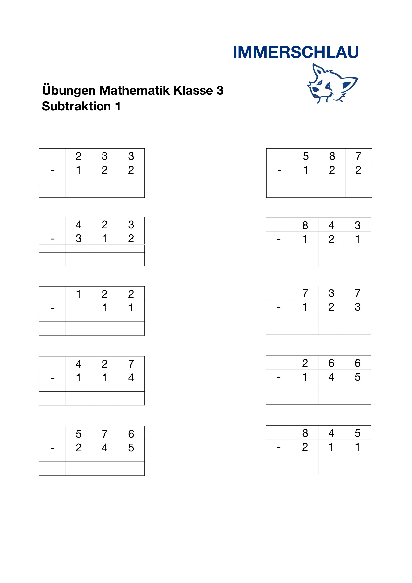 Für vorschule, kindergarten und erste klasse grundschule finden sich hier kostenlose übungsblätter zum erlernen der keywords: Mathematik Grundschule Arbeitsblatter Immerschlau