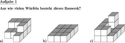Klasse 1 klasse 2 klasse 3. Wurfelgebaude Anzahl Klotze Bestimmen Individuelle Mathe Arbeitsblatter Bei Dw Aufgaben