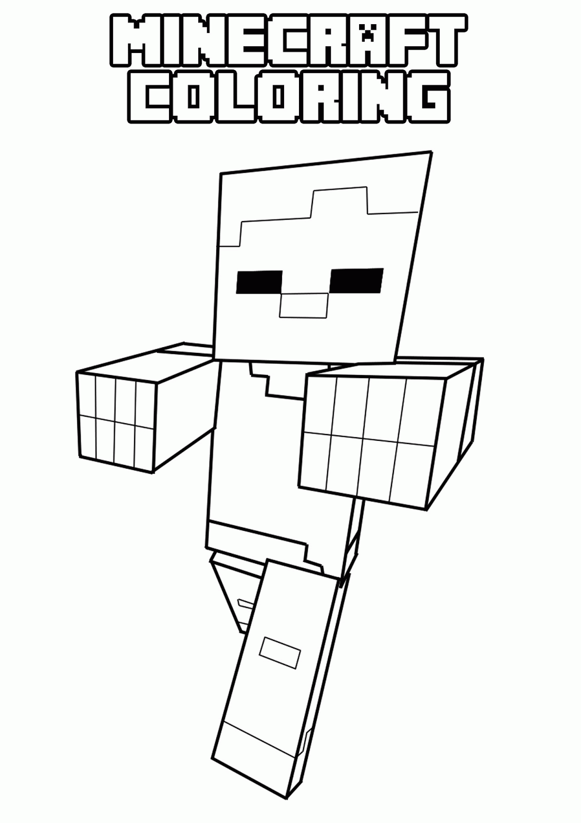 Minecraft Coloring Pages Steve Diamond Armor Crafts Diy And Ideas Blog