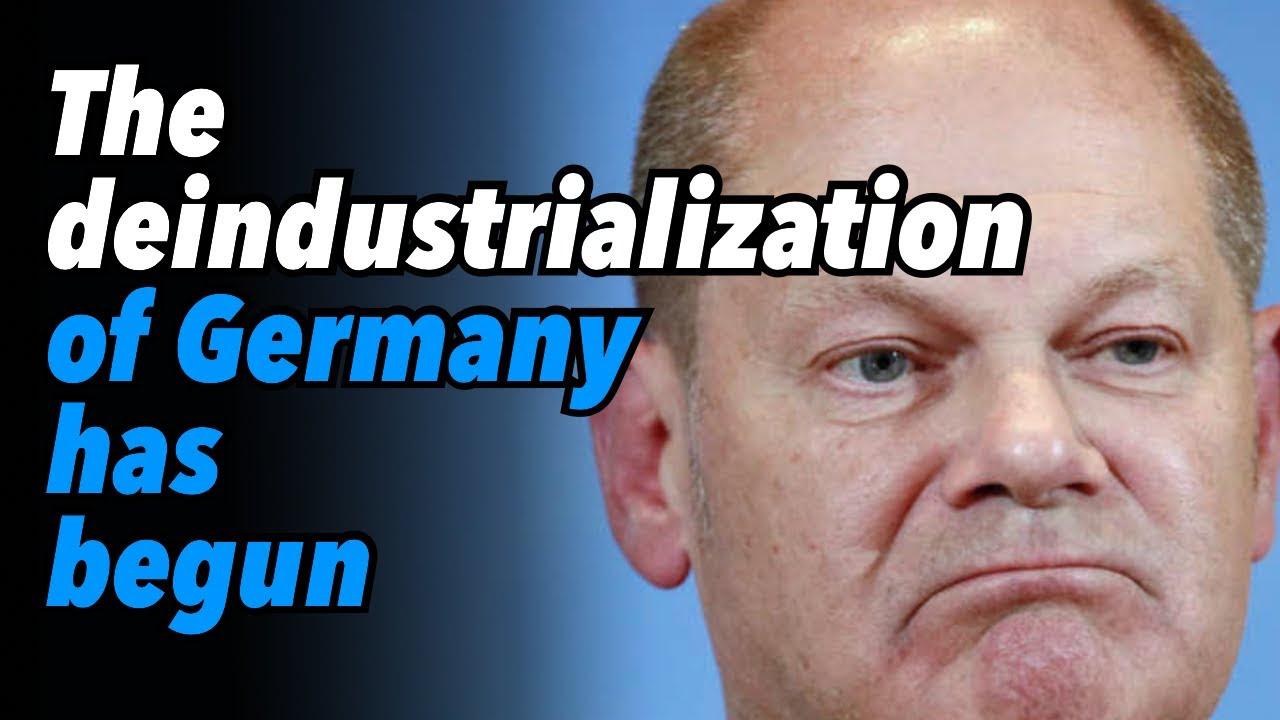 The deindustrialization of Germany has begun