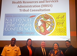 HRSA's delegation to the National Tribal Health Conference in Temecula, California on September 16-19, led by Acting Administrator Tom Engels