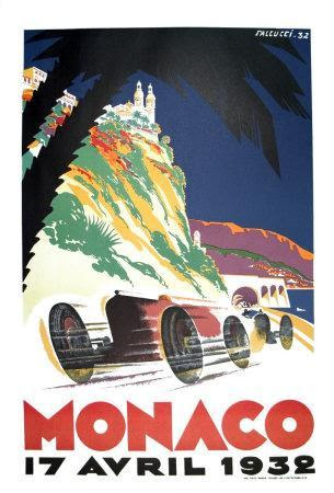 And assuming it's a poster for a pretty much big event, it should've been perfect. Monaco Grand Prix Vintage Art Posters Prints Paintings Wall Art Allposters Com