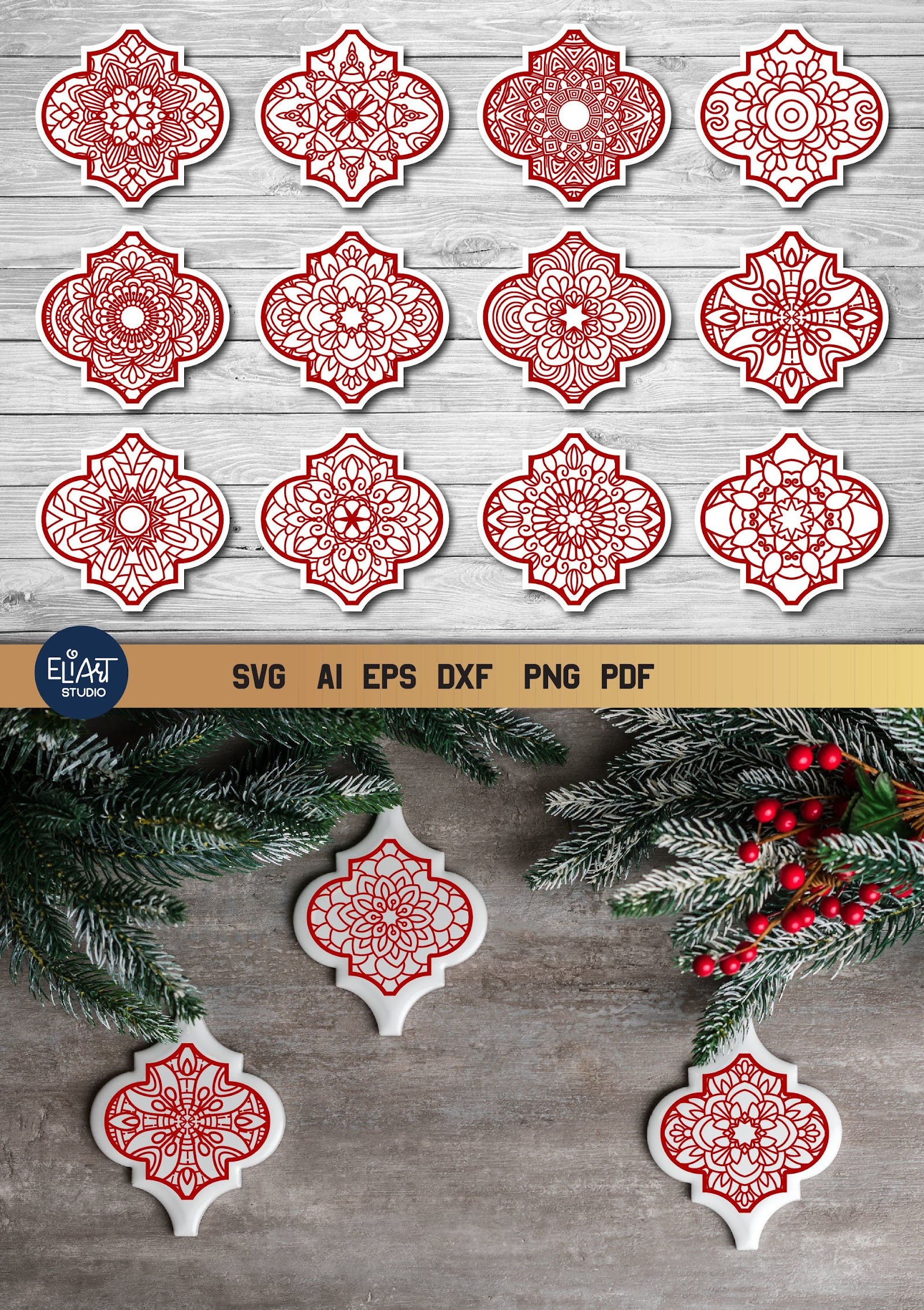 Download Mandala Svg Christmas Ideas - Free Layered SVG Files