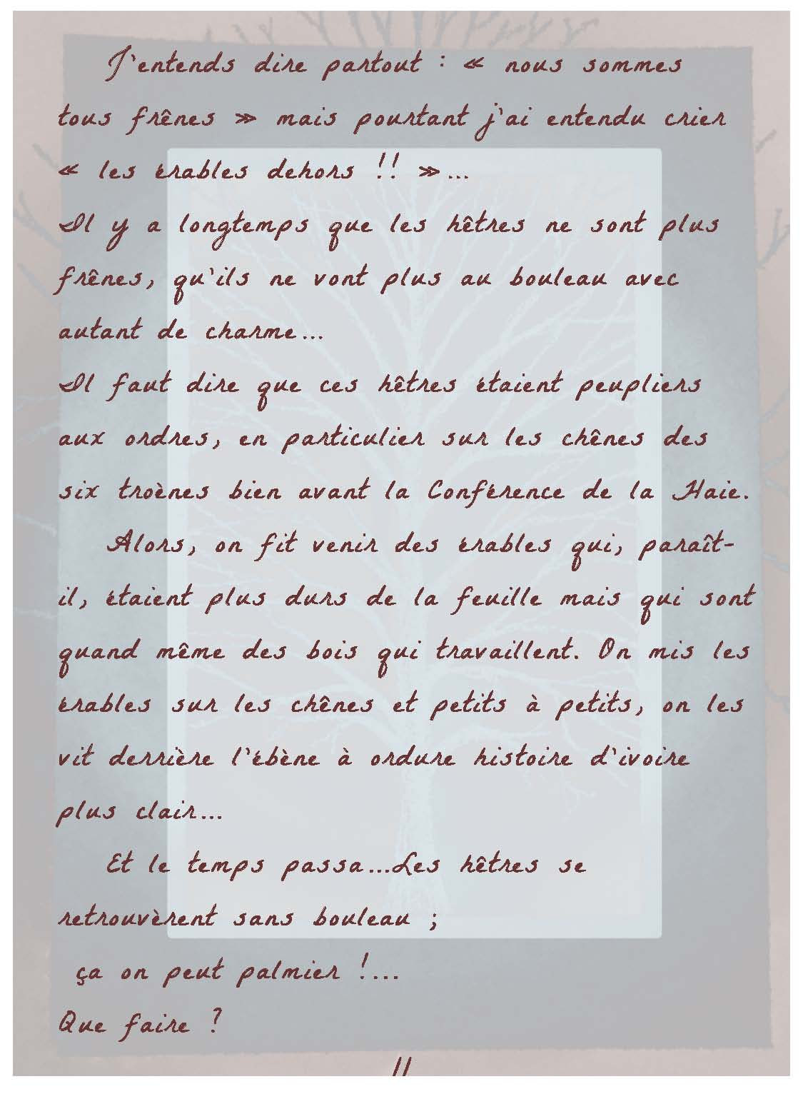 au revoir lettre