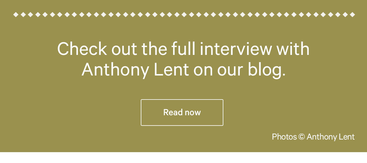 Confira a entrevista completa com Anthony Lent em nosso blog. | Leia agora