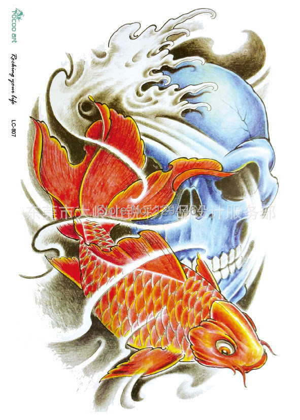 Stiker Dinding Ikan  Koi Stiker Dinding Murah