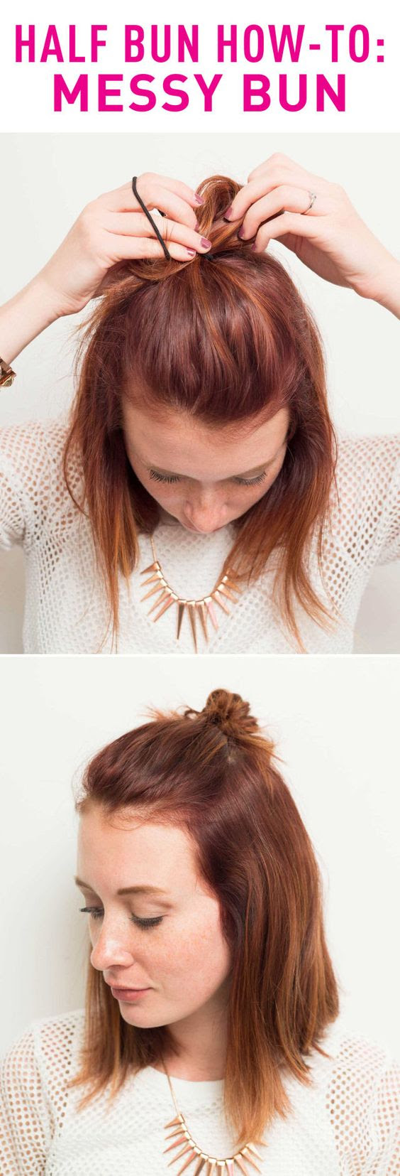 53 How To Do Half Bun Hairstyle Great Style