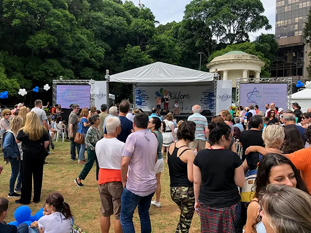 Fest Shalom SP II reúne oito mil pessoas na região da Av. Paulista