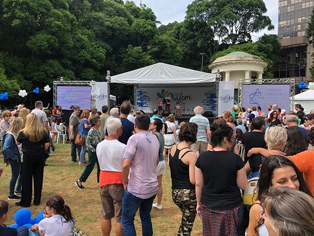 Fest Shalom SP II reúne oito mil pessoas na região da Av. Paulista