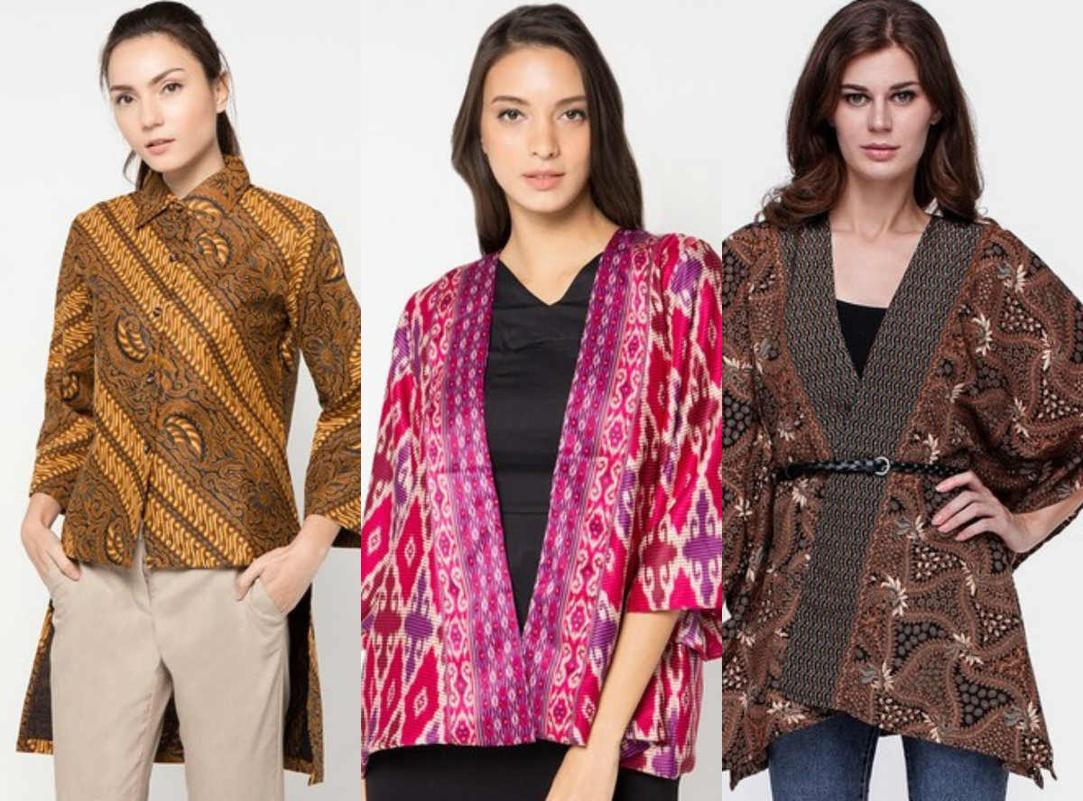  Model  Batik  Kerja  Wanita  Elegan  Galeri Kata