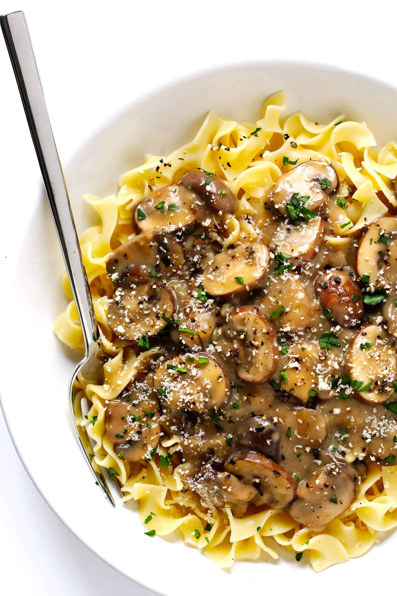 If you need to make a meal with carbohydrates and protein and can't run to a tuna sandwich, scrambled eggs on toast or anything conventional, you can cook. Mushroom Stroganoff Gimme Some Oven