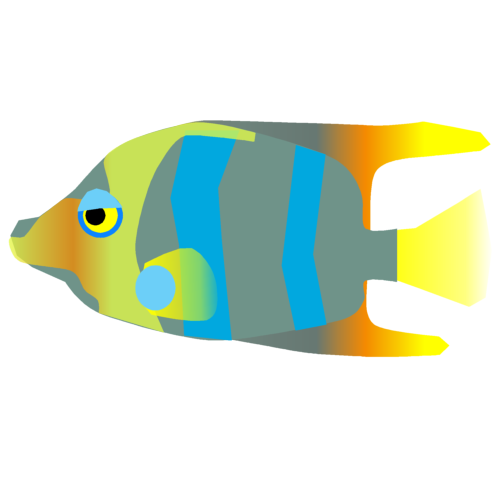 新鮮な熱帯魚 イラスト 動物ゾーン