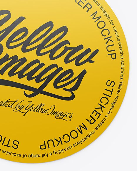 Download Download Circle Sticker Mockup Free Yellowimages - Round Sticker Mockup In Stationery Mockups On ...