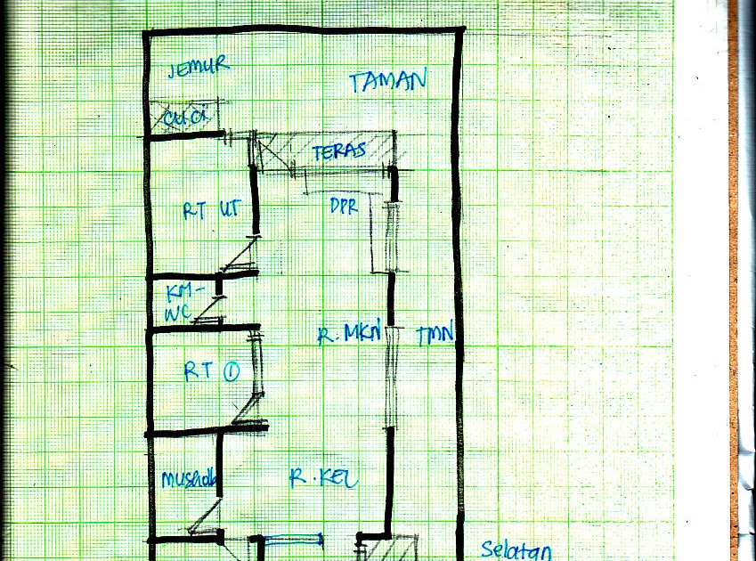  Desain  Rumah  Minimalis  Ukuran 7  X  15  Gambarrrrrrr