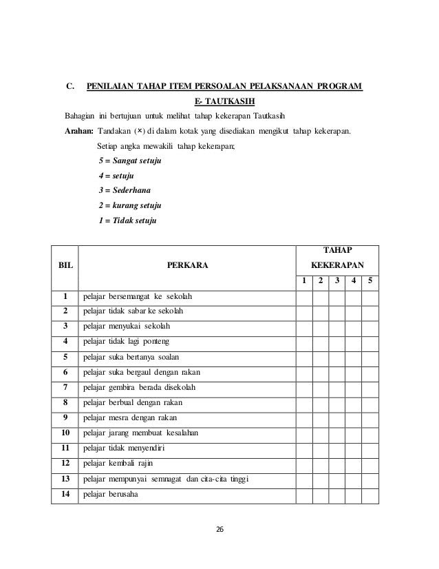 Contoh Soalan Kaji Selidik Produk - Soalan l