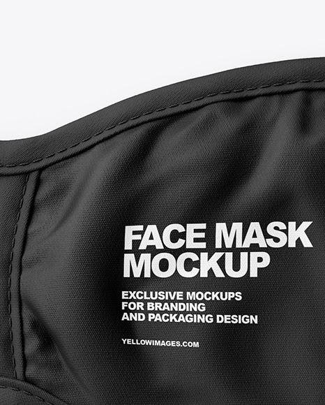 Download Black Face Mask Mockup Psd - Free Mockup fully layered ...