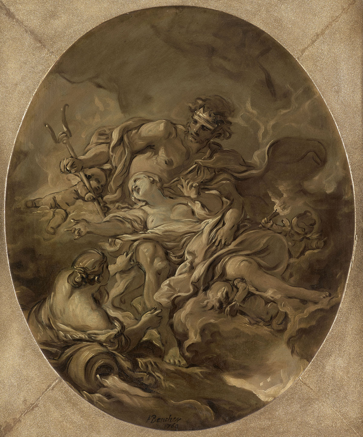 L'exemple le plus connu est le groupe du bernin : Francois Boucher L Enlevement De Proserpine Musee Des Beaux Arts De La Ville De Quimper